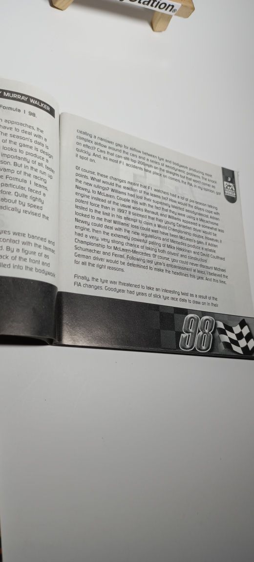 Formula 1 '98 instrukcja książeczka manual ps1 psx playstiation1