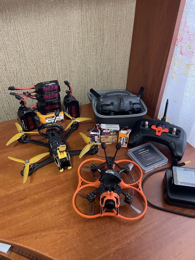 FPV комплект. ФПВ 5 і 3 дюйми. DJI, Geprc Cinelog, TBS Tango 2 v3