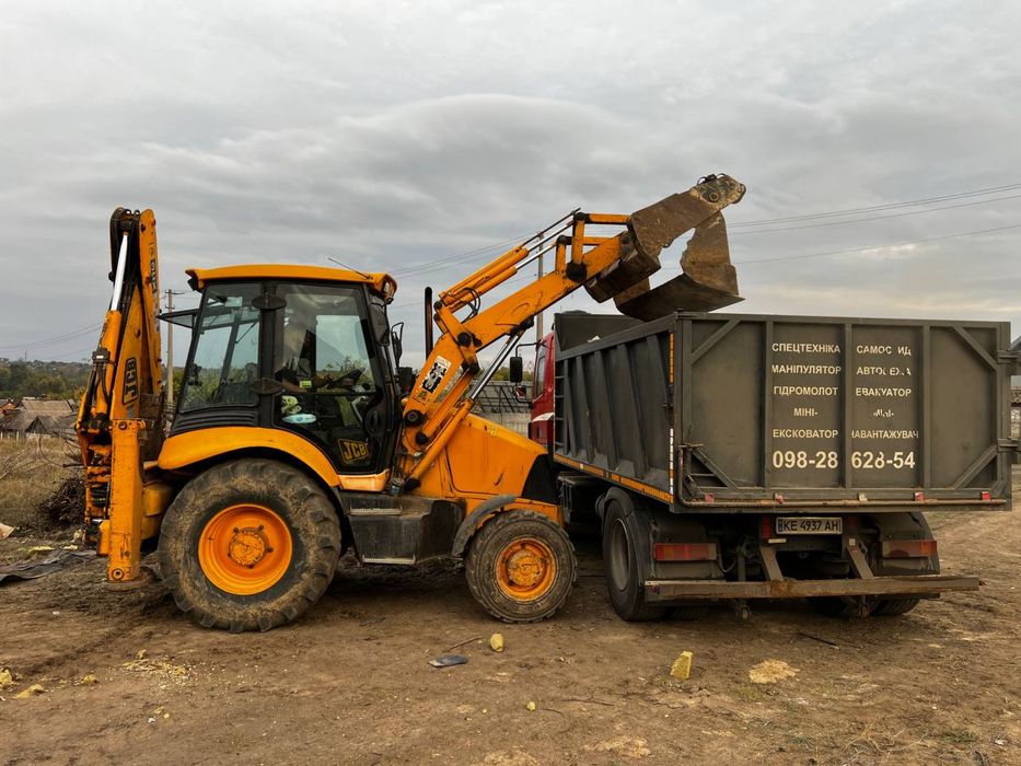 Экскаватор наватажувач погрузчик камаз манипулятор миниэкскаватор
