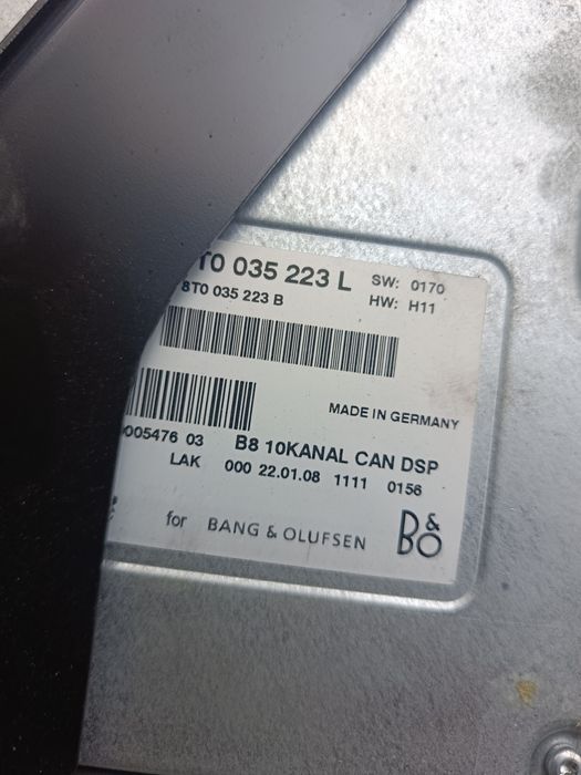 Zestaw głośników BANG & OLUFSEN AUDI A4 B8