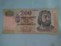 Banknot Węgry 200 Forint rok 2006 Karoly Robert - jak na fotki