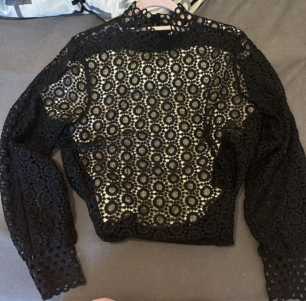 bluzka H&M czarna