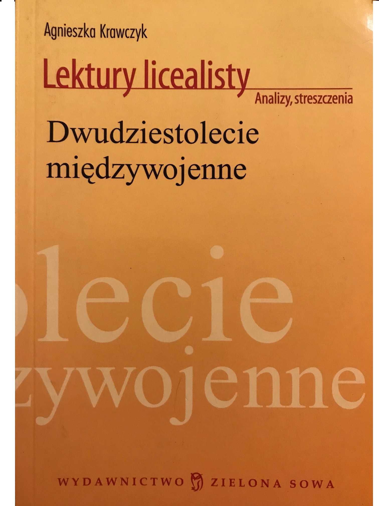 Lektury licealsty - podręczniki j. polskiego