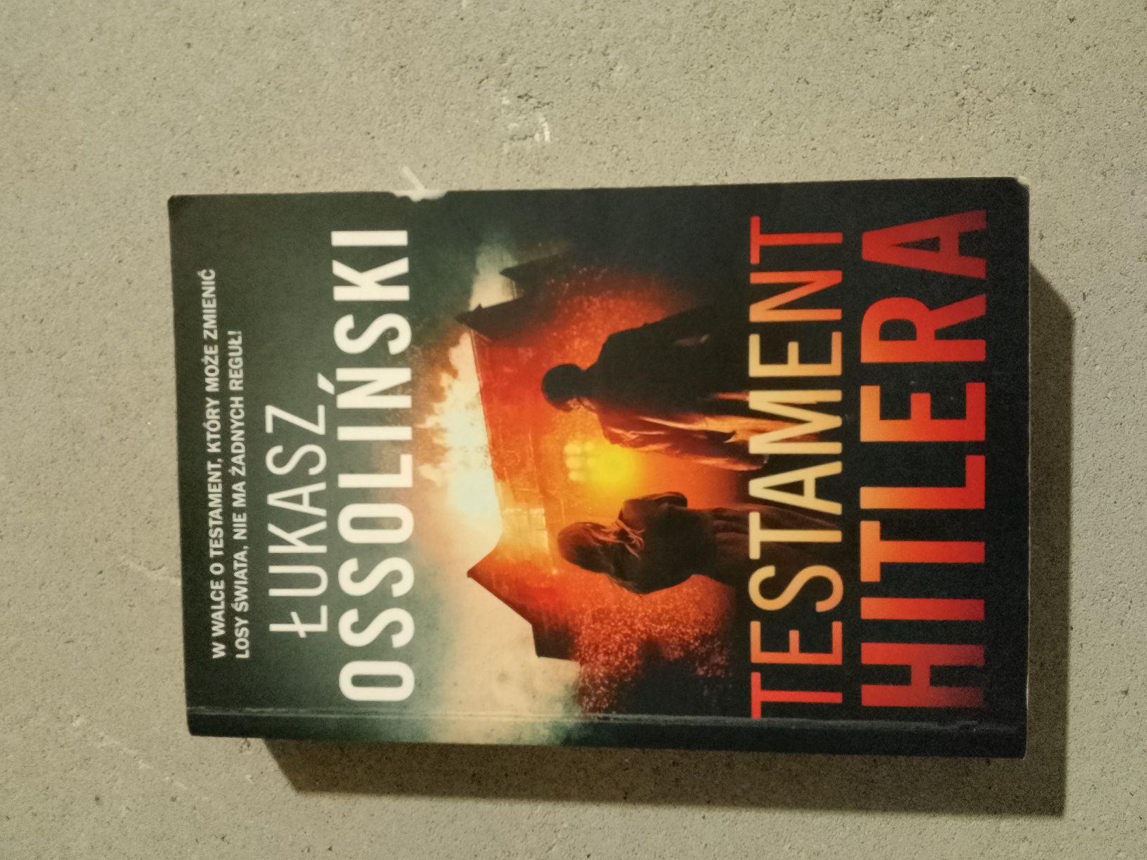 Książka Łukasz Ossoliński Testament Hitlera NOWA