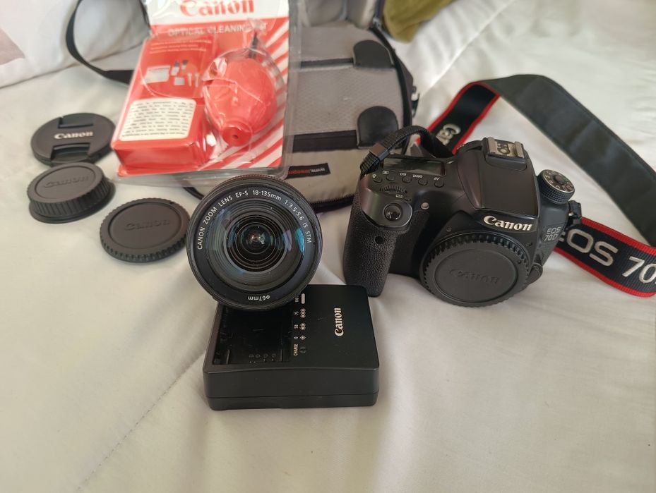Canon 70D + Lente 18-135