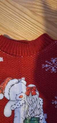 Sweterek świąteczny 98/104