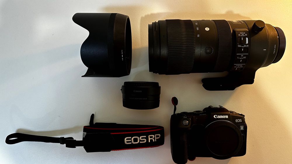 Canon EOS RP + Adaptador RF - EF + SIGMA 70-200mm F2.8 DG OS HSM EF