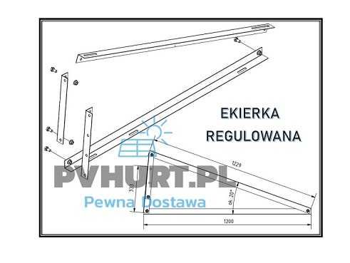 Trójkąt Ekierka Regulowana K9000