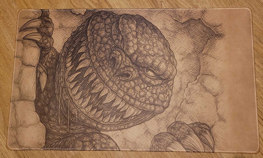Magic the Gathering - Playmat Customizado - Psychatog (sketch)