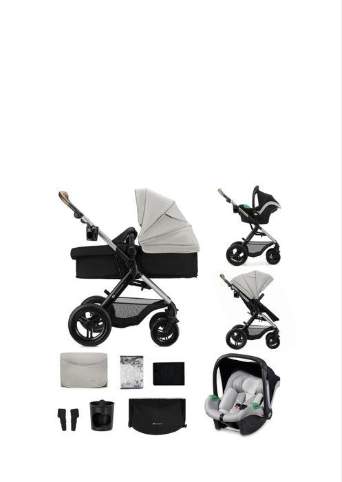 Conjunto carrinho, ovo e alcofa de Bebé KINDERKRAFT Moov 2 XL NOVO