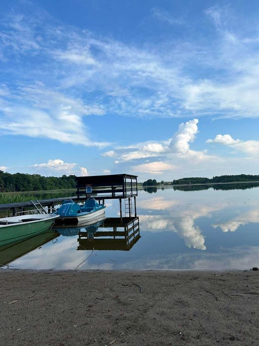 Domek Mazury Sauna Jezioro Prywatna Plaża Altana Grill Rowerek Łódka
