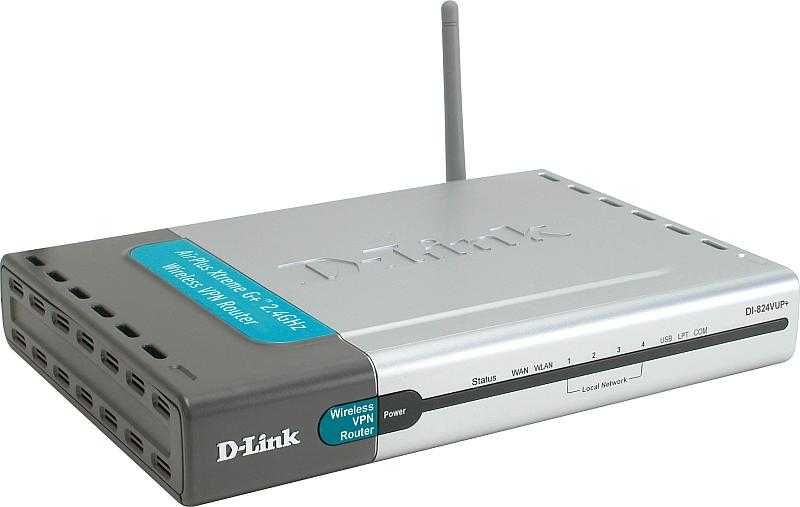 Wi-Fi роутер VPN маршрутизатор D-Link DI-824VUP+