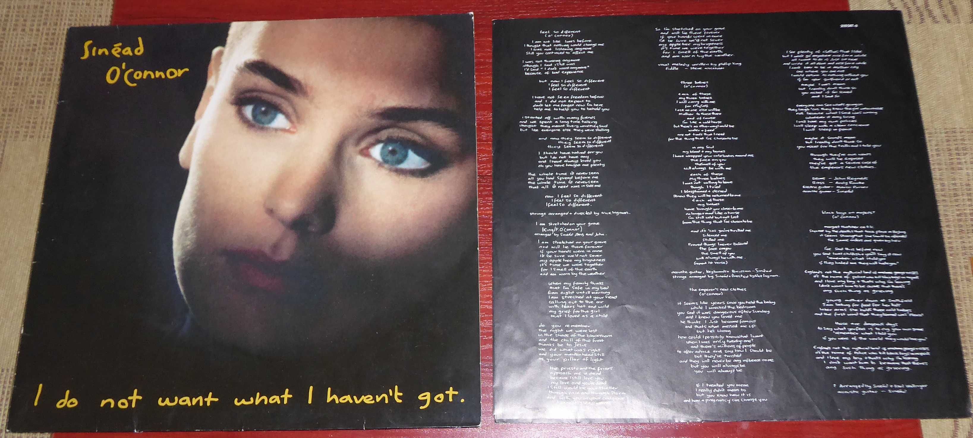 Sinéad O'Connor – I Do Not Want What I Hav LP EX-