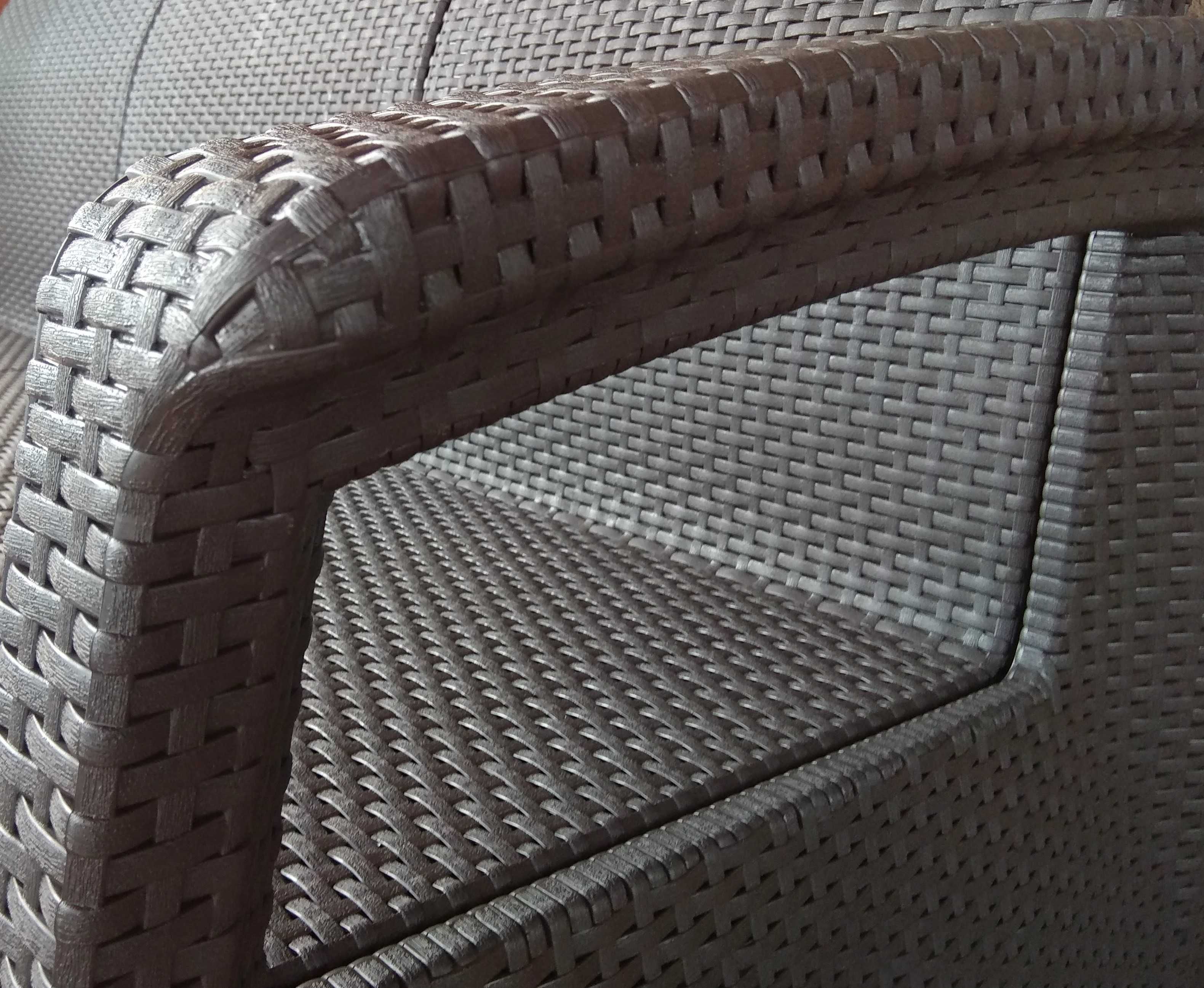 Części z Zestaw Corfu 3-Set LYON części kanpa fotel brąz
