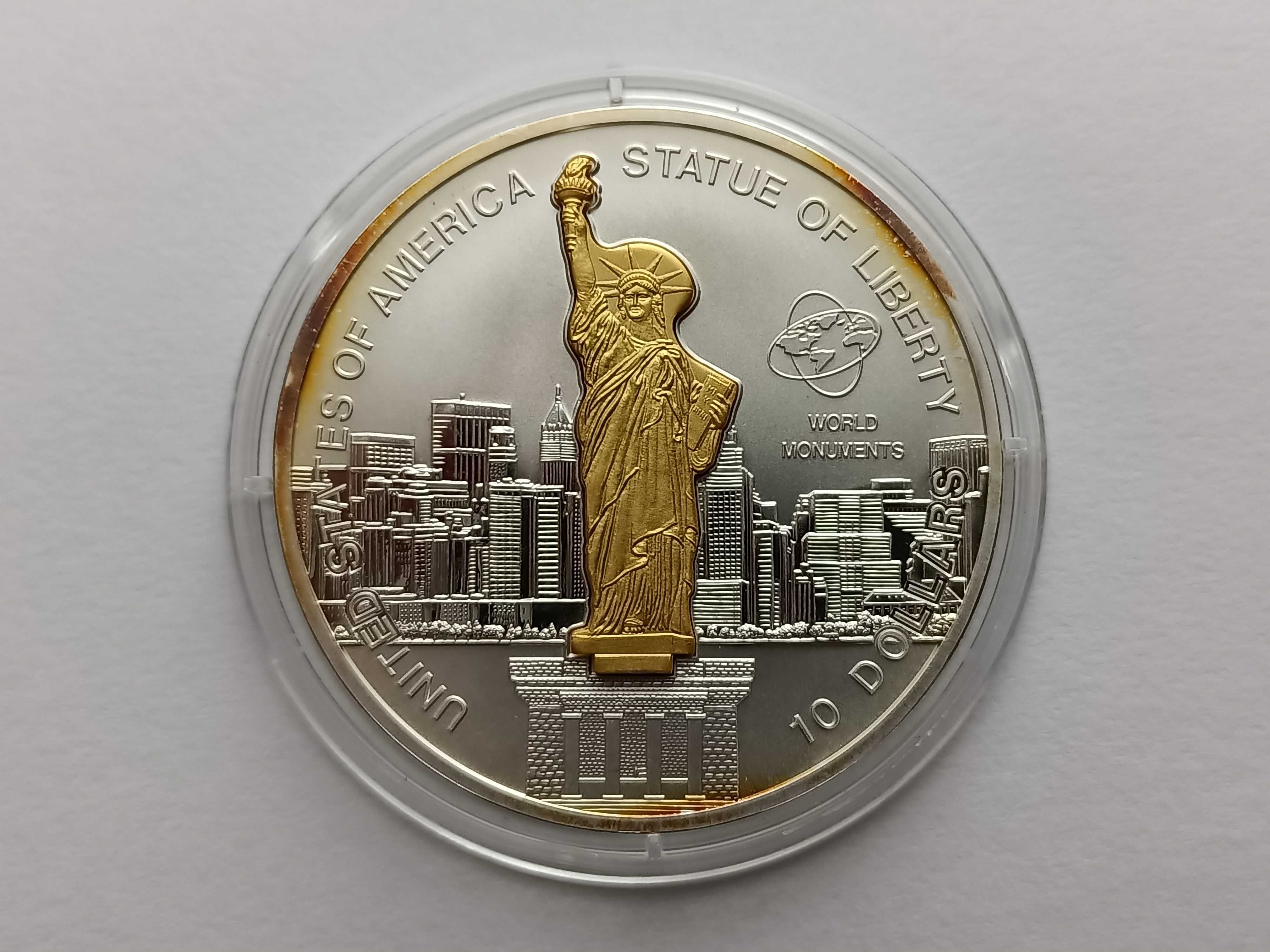 10 Dolarów 2006 Statua Wolności  Srebro Ag 999
