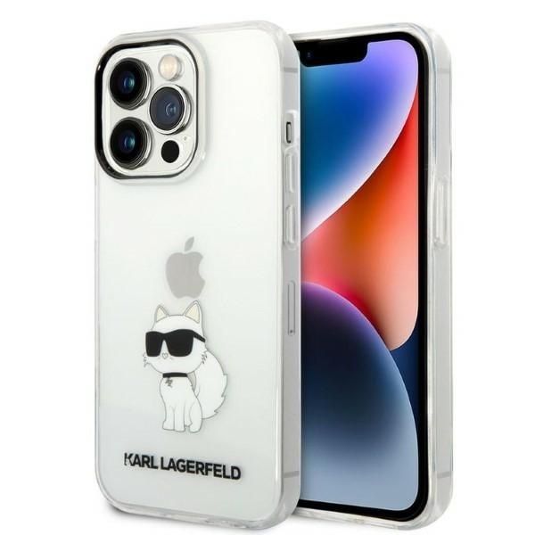 Etui iPhone 14 Pro Karl Lagerfeld Choupette Transparent Hardcase