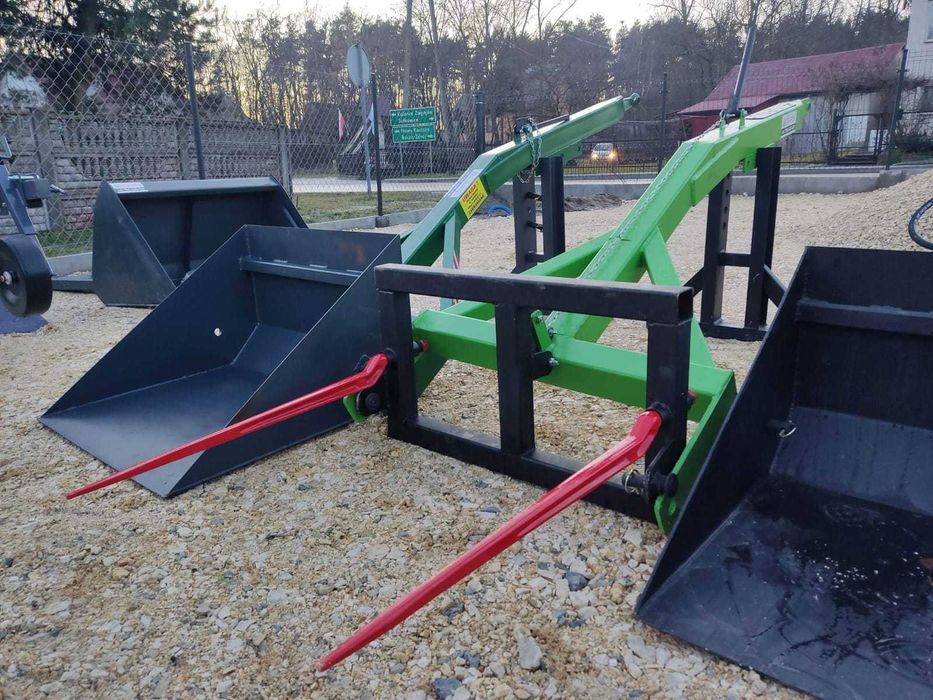 Super solidny Tur na tył ciągnika podnośnik tuz widły do obornika nowy