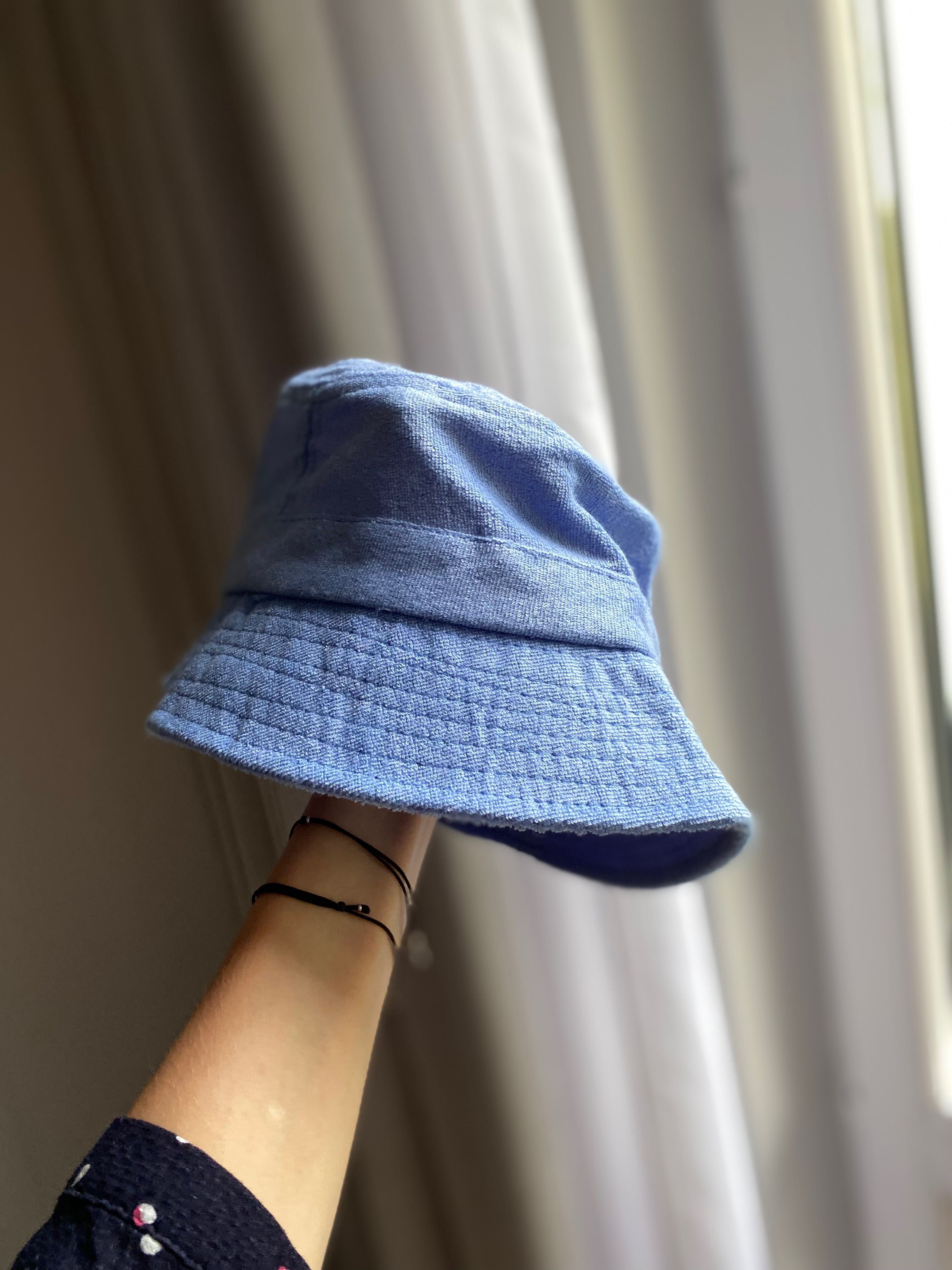 Kapelusz bucket hat niebieski