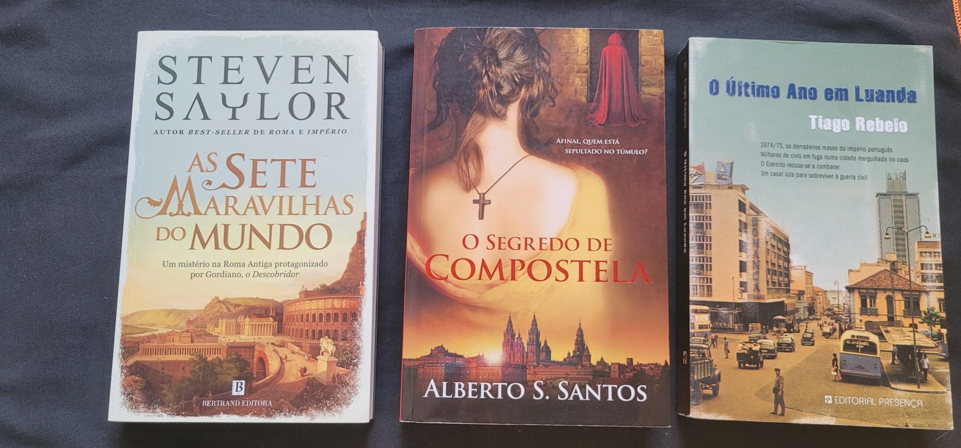 5 livros de romance e espionagem por 15€