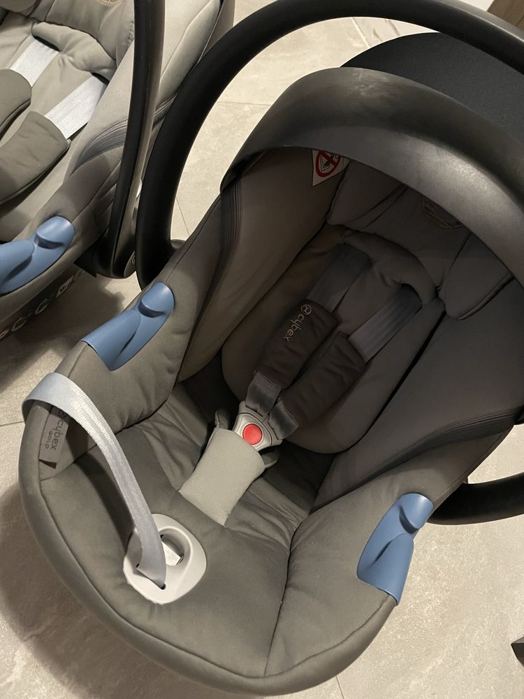 Dwa komplety! 2x Cybex Sirona M2 + 2x Aton M + 2x baza!
