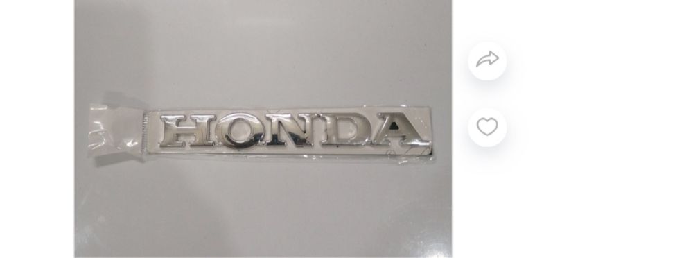 Комплект шильдиків на Honda MNV