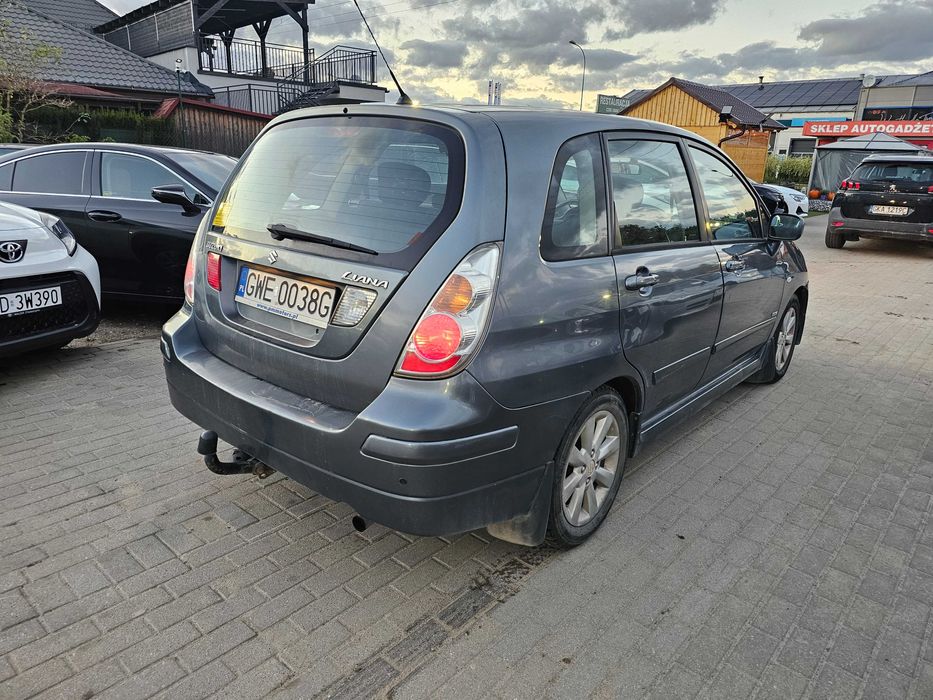 Suzuki Liana 2005r/1.4 DIESEL/90KM/opłaty aktualne/klimatyzacja/HAK