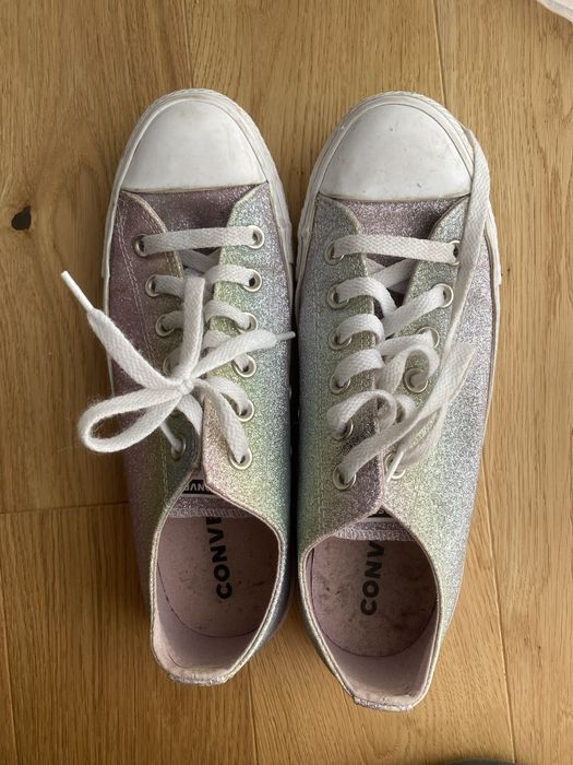 Buty converse brokatowe