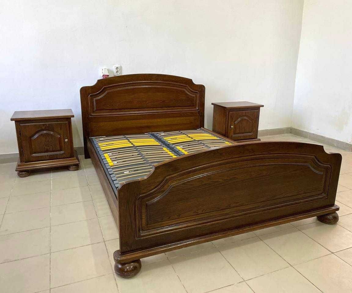 Ліжко дерево різне  кровать дуб 2494