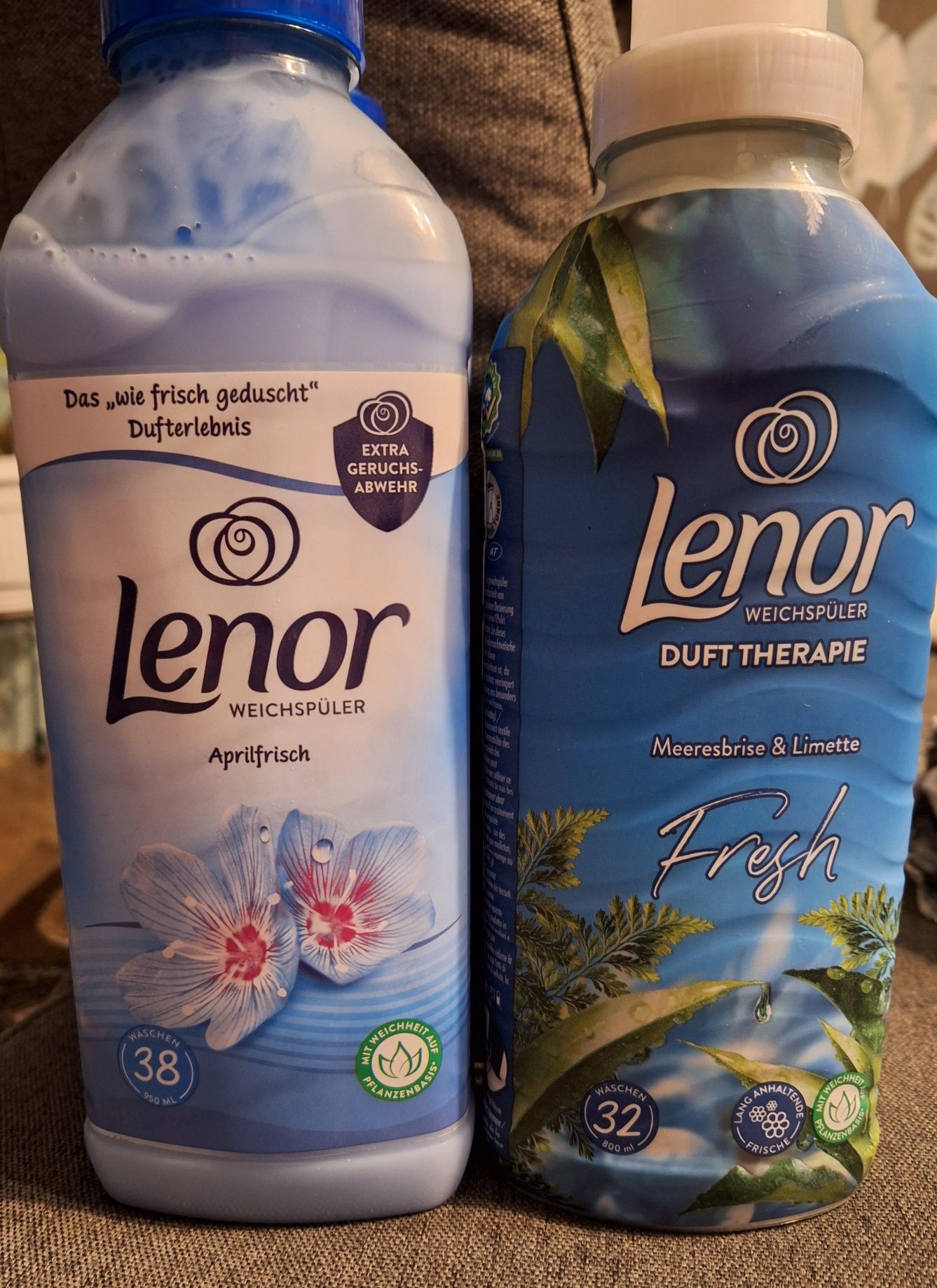 Zestaw 4 płynów Lenor 800/950 ml Niemiecki