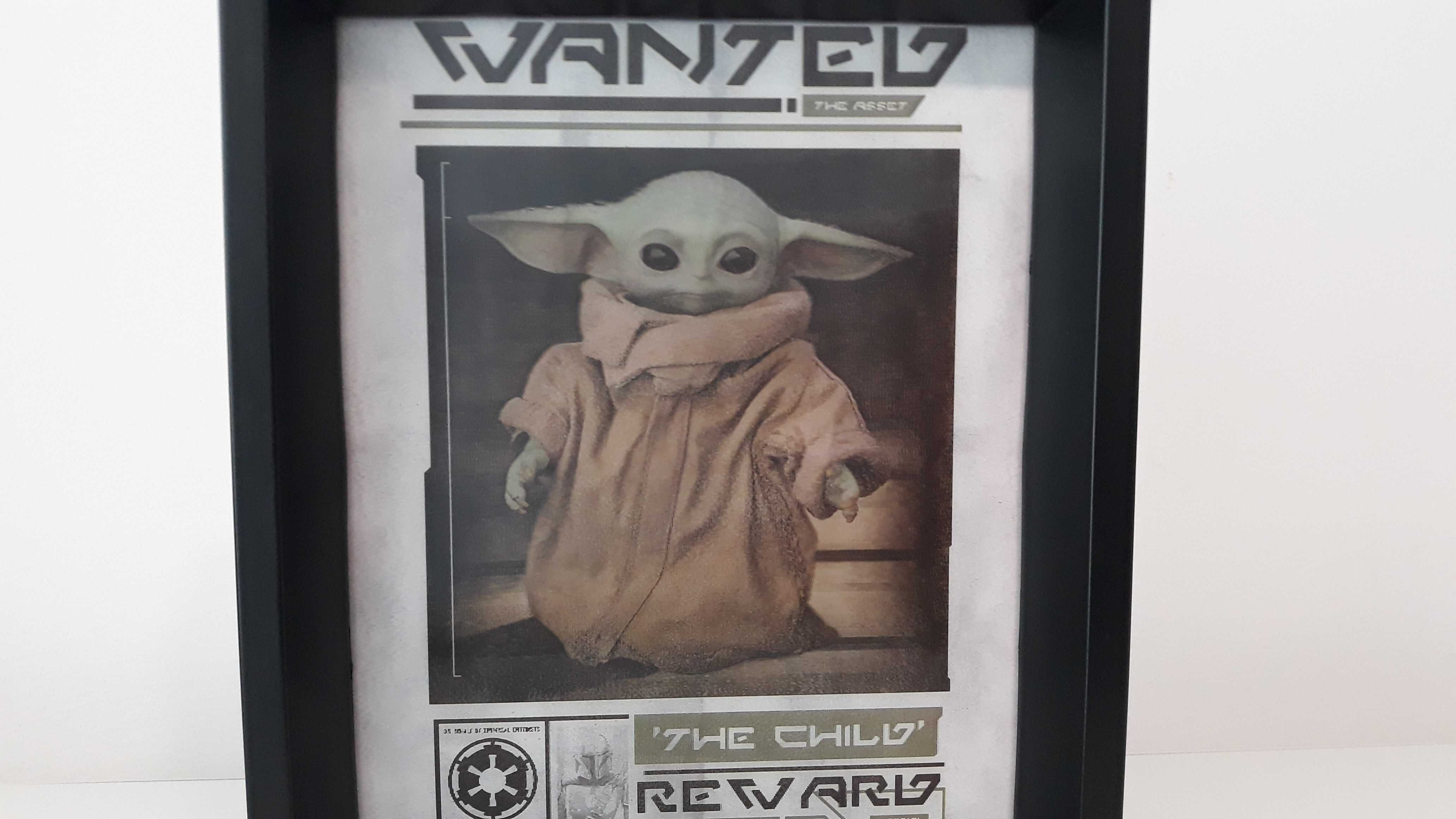 Mandalorian - Grogu / Baby Yoda Quadro Holografico