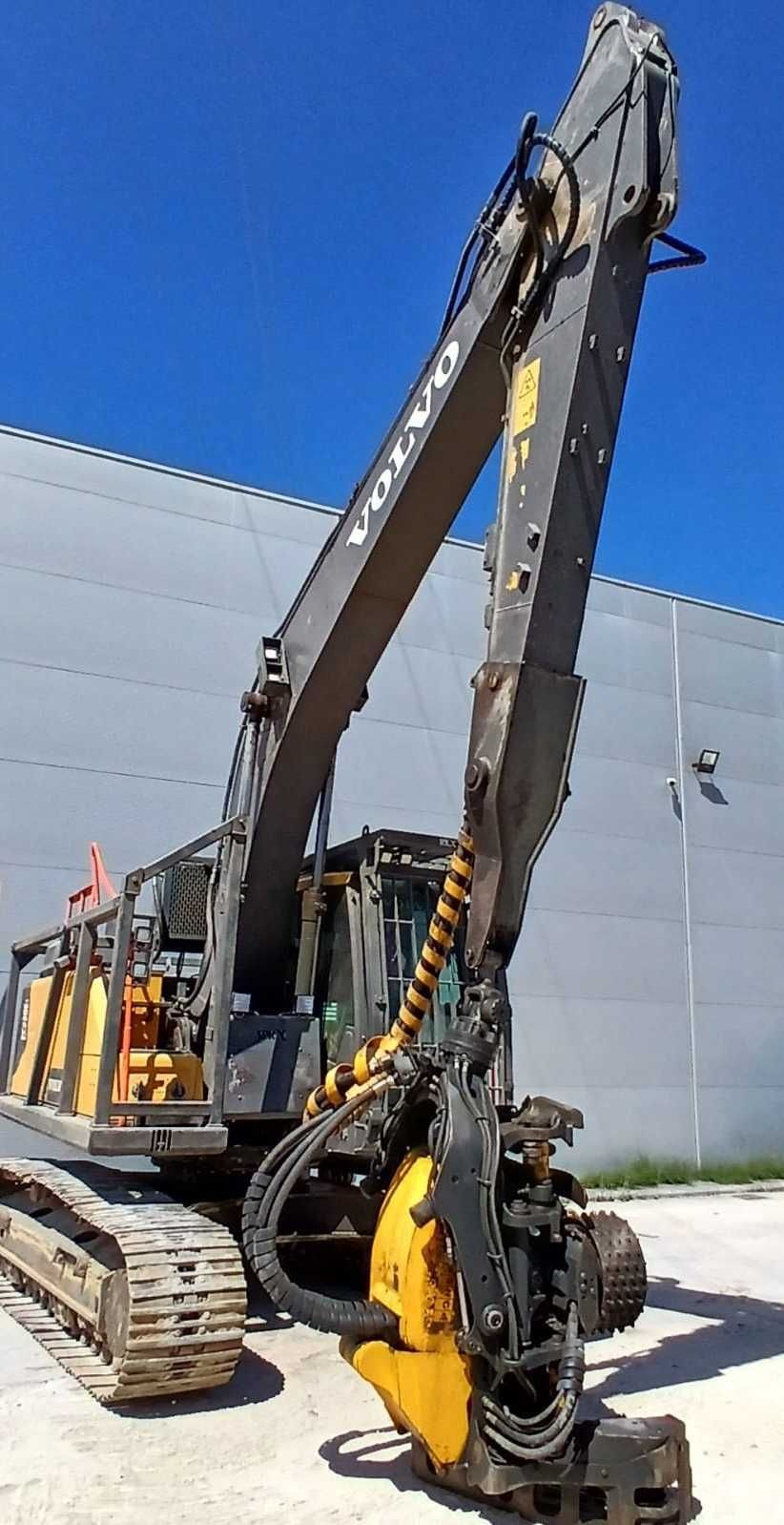 2017 Volvo EC220EL Escavadora de Rastos com cabeça de corte Ponsse