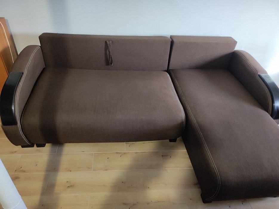 Kanapa narożna z funkcją spania