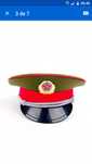 Chapeu de oficial do exército da República Popular da China
