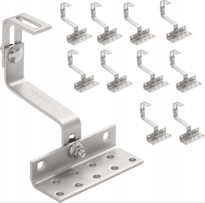 Hak dachowy zestaw 10 sztuk fotowoltaika Nuasol