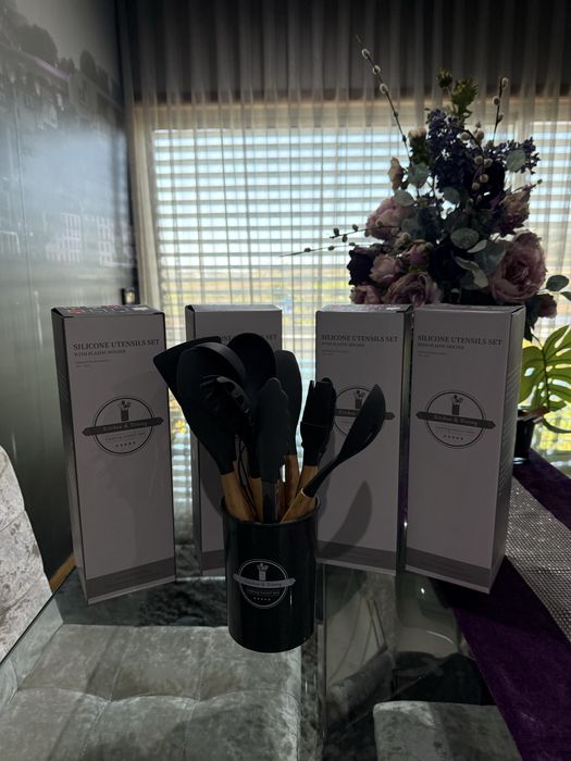 Novo Kit 12 utensilios de cozinha
