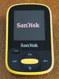 Odtwarzacz SanDisk Clip Sport MP3 Player żółty micro sd radio USB