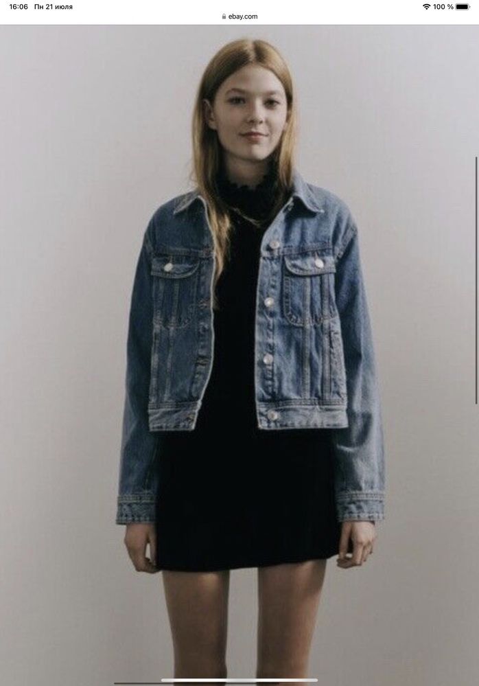 Нова джинсова куртка ZARA