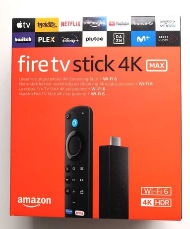 Amazon Fire TV Stick 4K Max / HDR / wi-fi 6 / odtwarzacz / smart