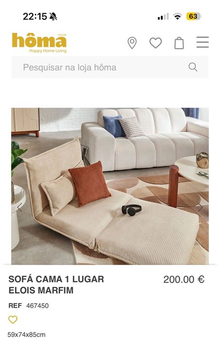 Sofá cama Eloise