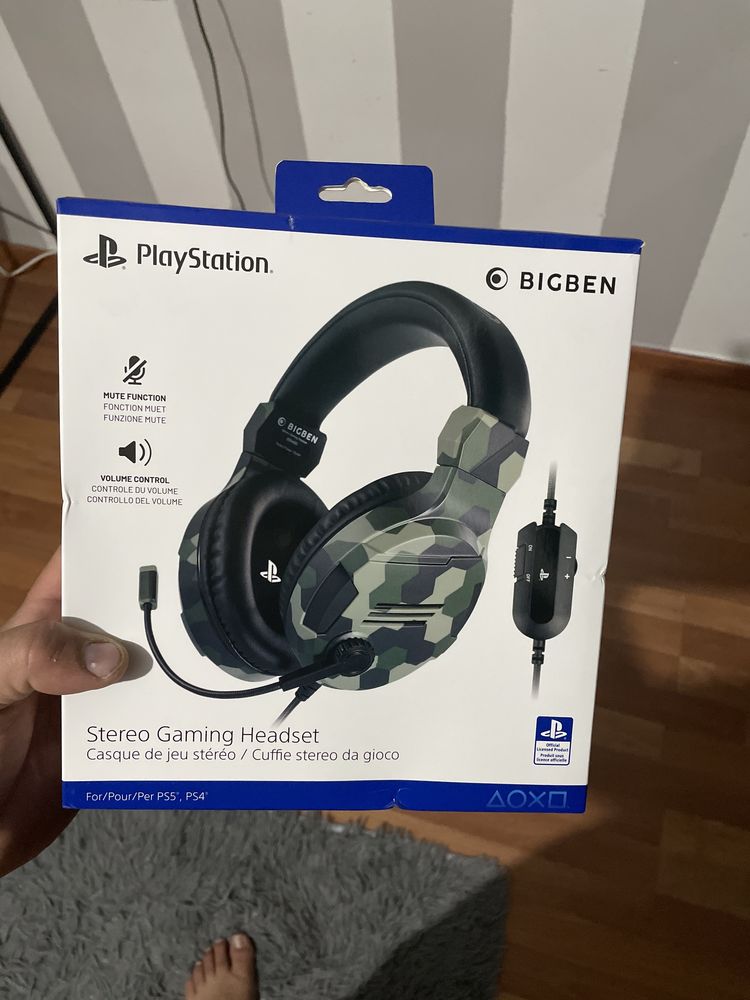 Ps4 + comando + auricular