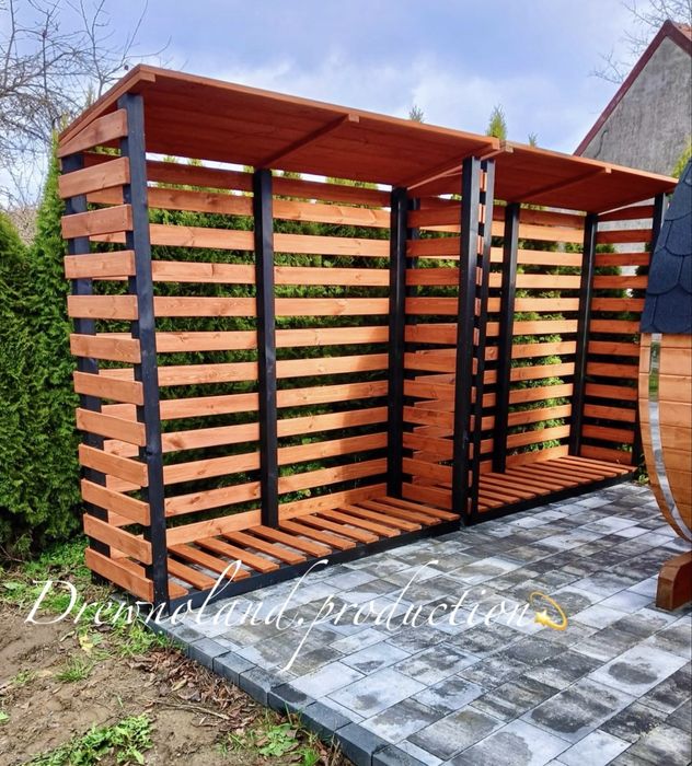 JESIENNA WYPRZEDAŻ! Drewutnia na drewno opałowe, montaż GRATIS