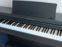 Komplet: Pianino Kawai KDP120 + Ława + Słuchawki – Bardzo dobry stan!