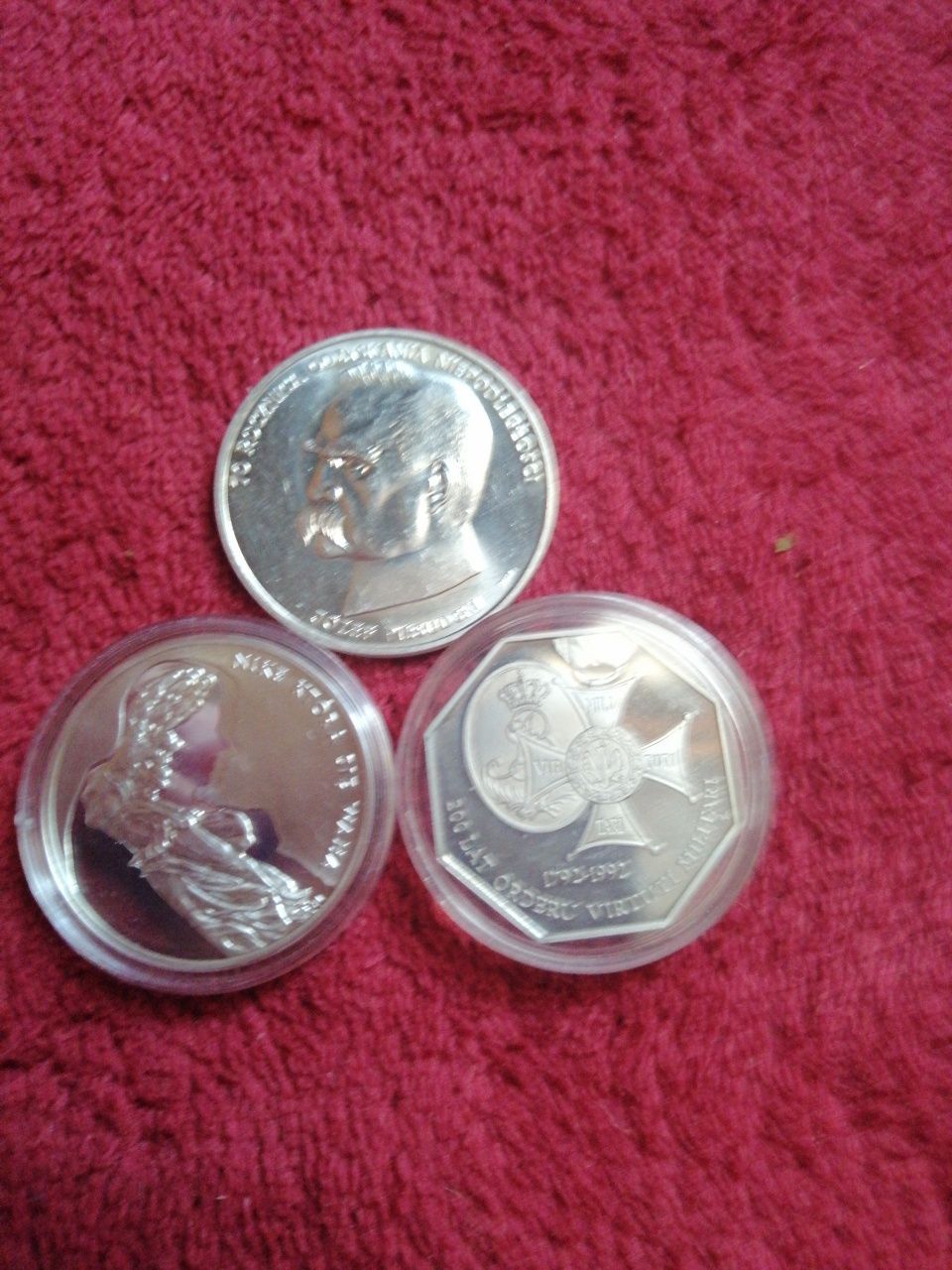 Srebrne monety lustrzanki polskie