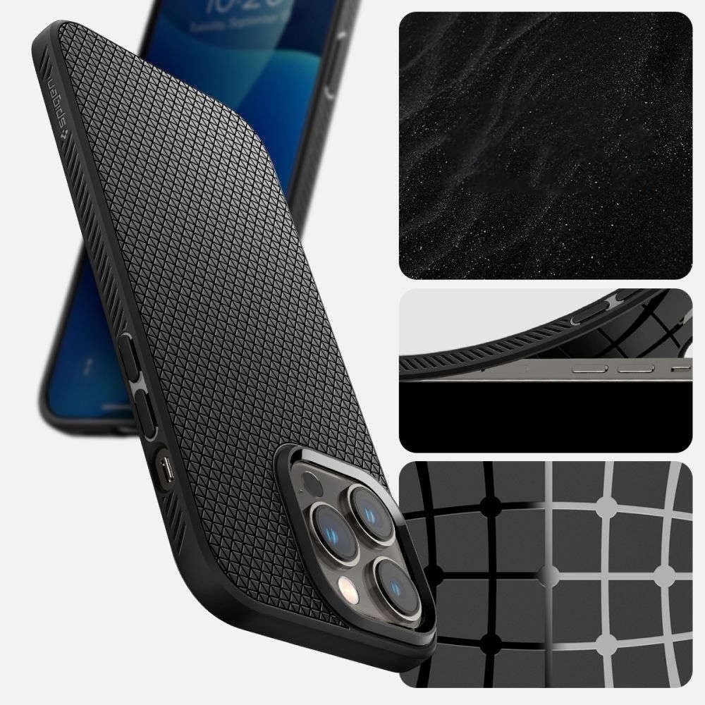 Etui obudowa Spigen Liquid Air do Samsung Galaxy S22 Plus Matte Black