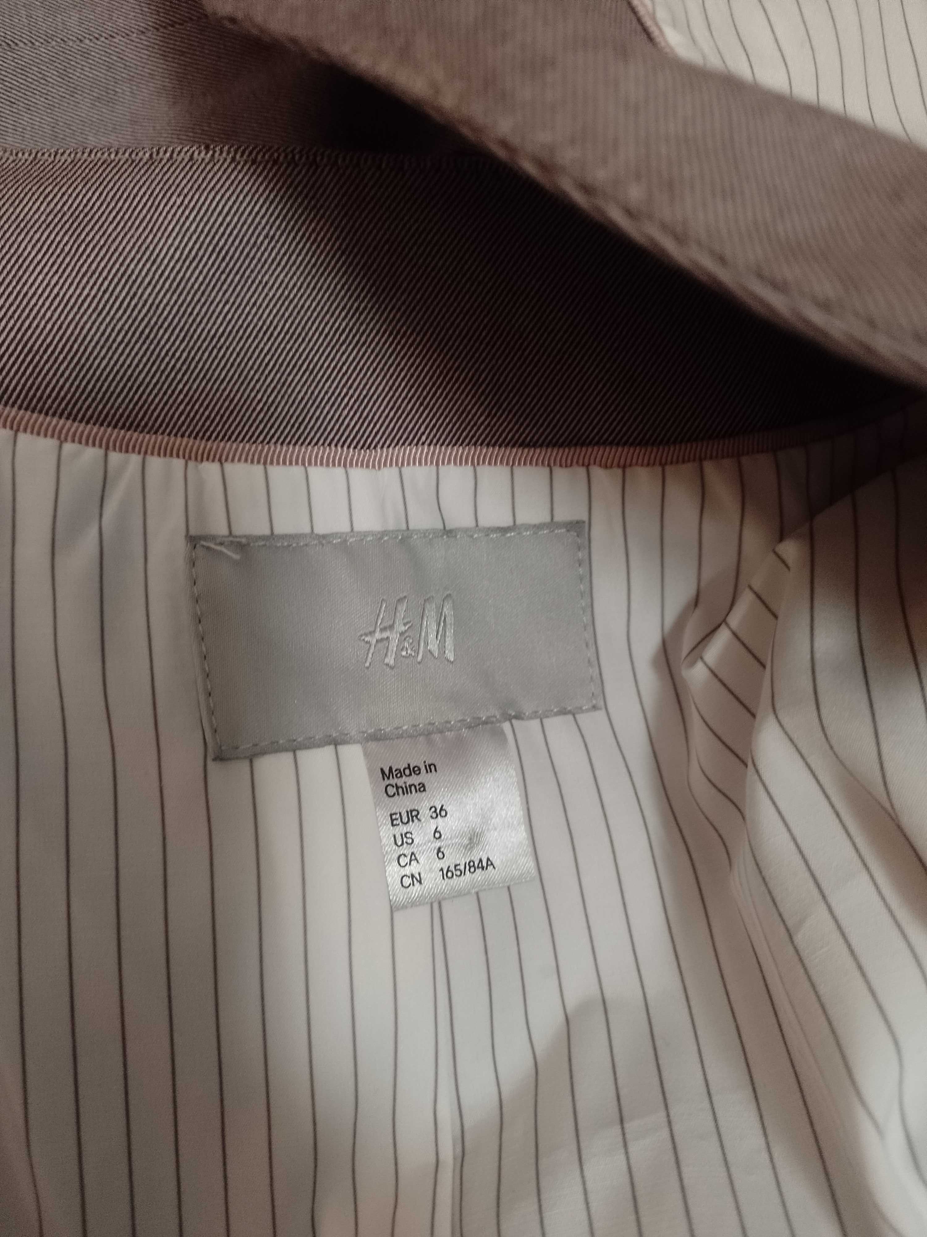 (36/S) H&M/ Biznesowa kamizelka garniturowa z Londynu