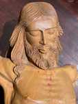 Cristo em madeira Buxo Séc XIX Arte Sacra 22 cm