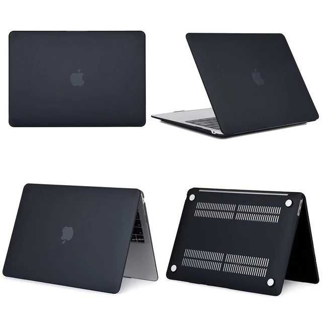Черный защитный чехол для MacBook Air 13 M1 2020 A2337 A1932 A2179