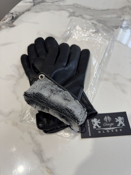 Шкіряні рукавиці чоловічі.