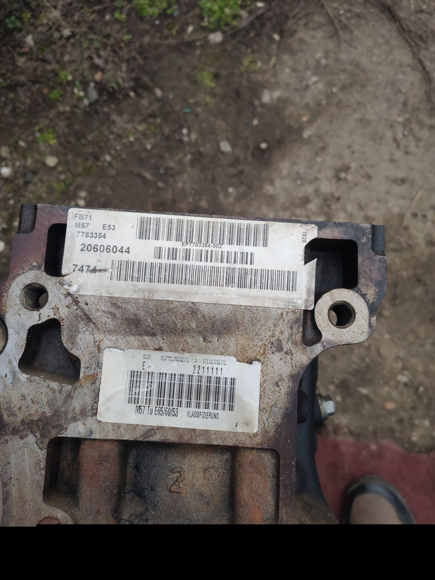 Блок циліндрів BMW M57. 3.D