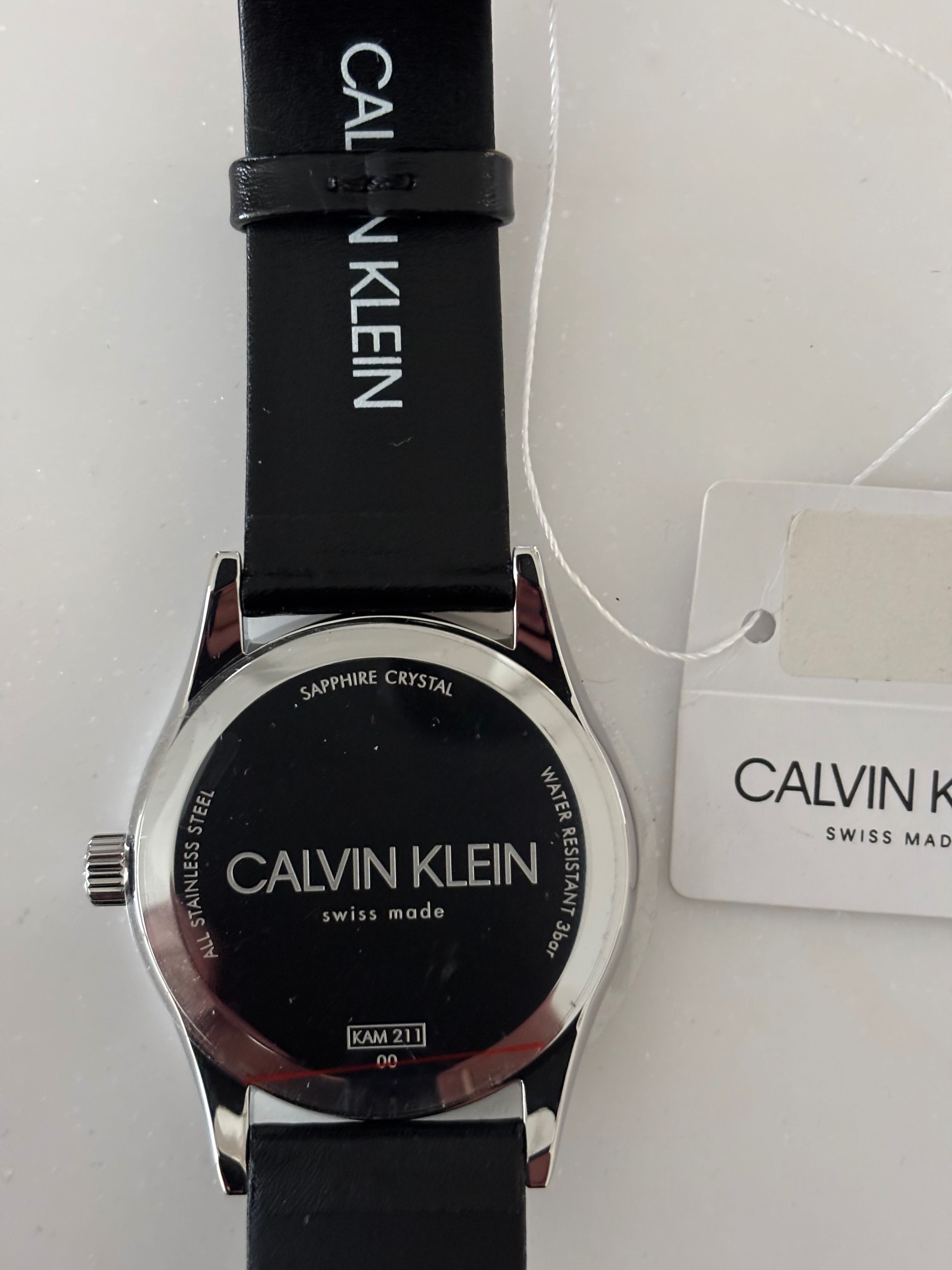Оригінальний чоловічий годинник Calvin Klein Swiss Made – класика